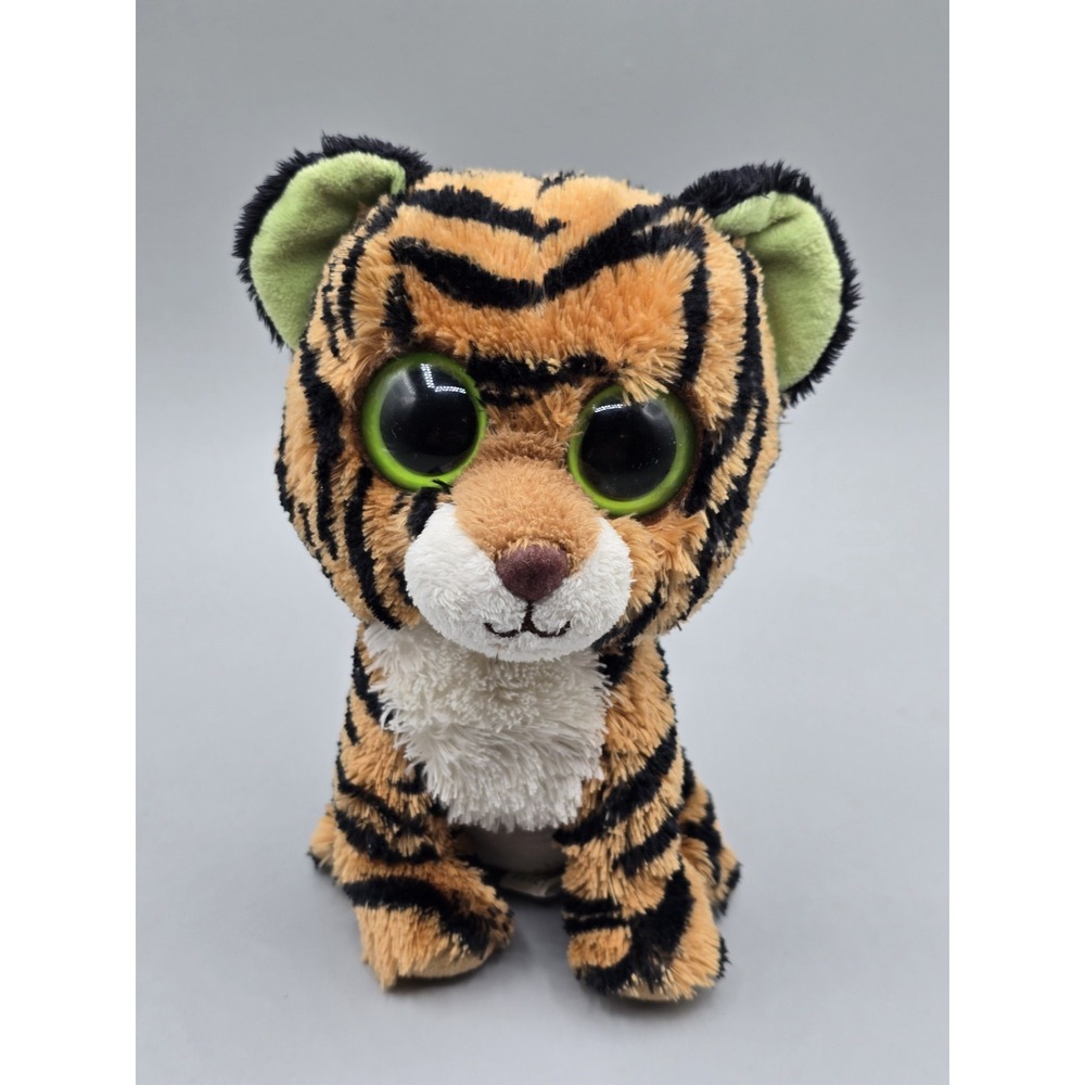 2010 Ty Beanie‎ Boo Stripes the Cat - Tiger - Plush 6"